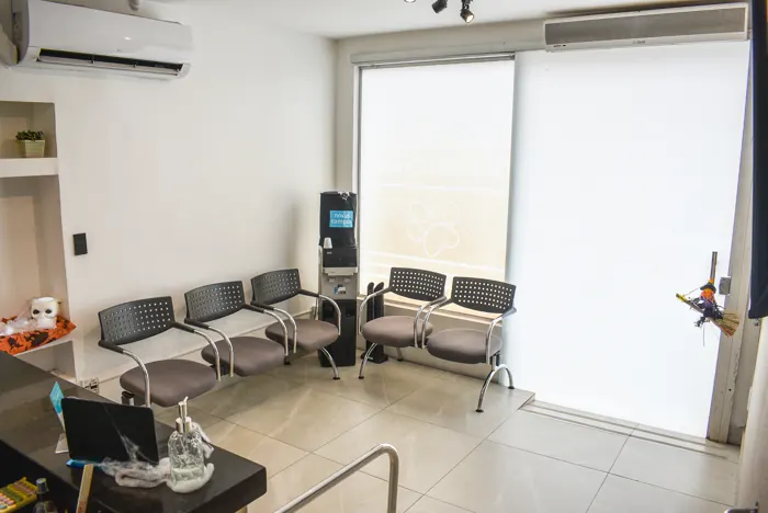 Sala de espera da Clínica Novus Campus